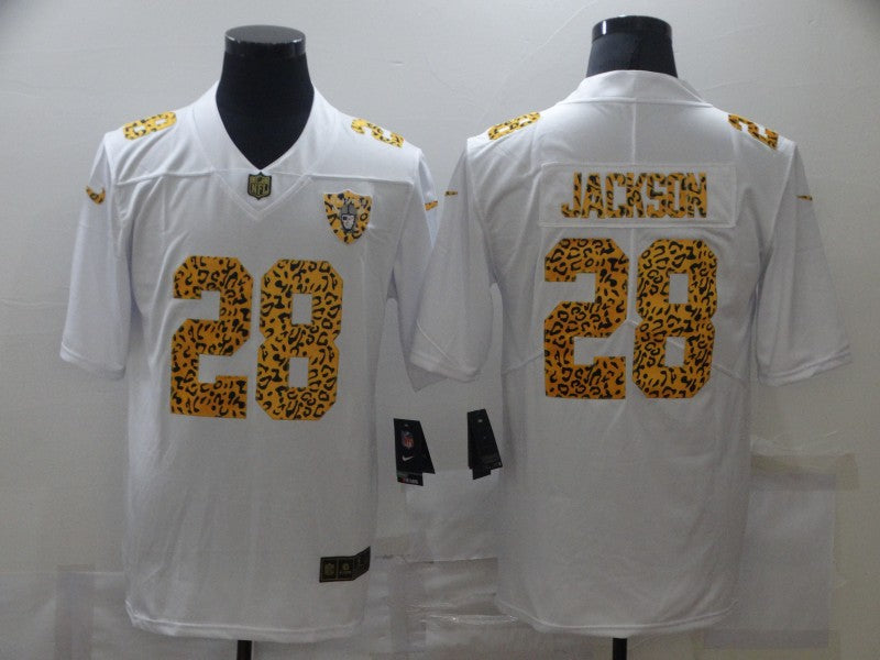 Men's Las Vegas Raiders Josh Jacobs #28 White Team Game Jersey