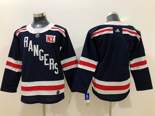 Men's New York Rangers Black Blank Player Jersey