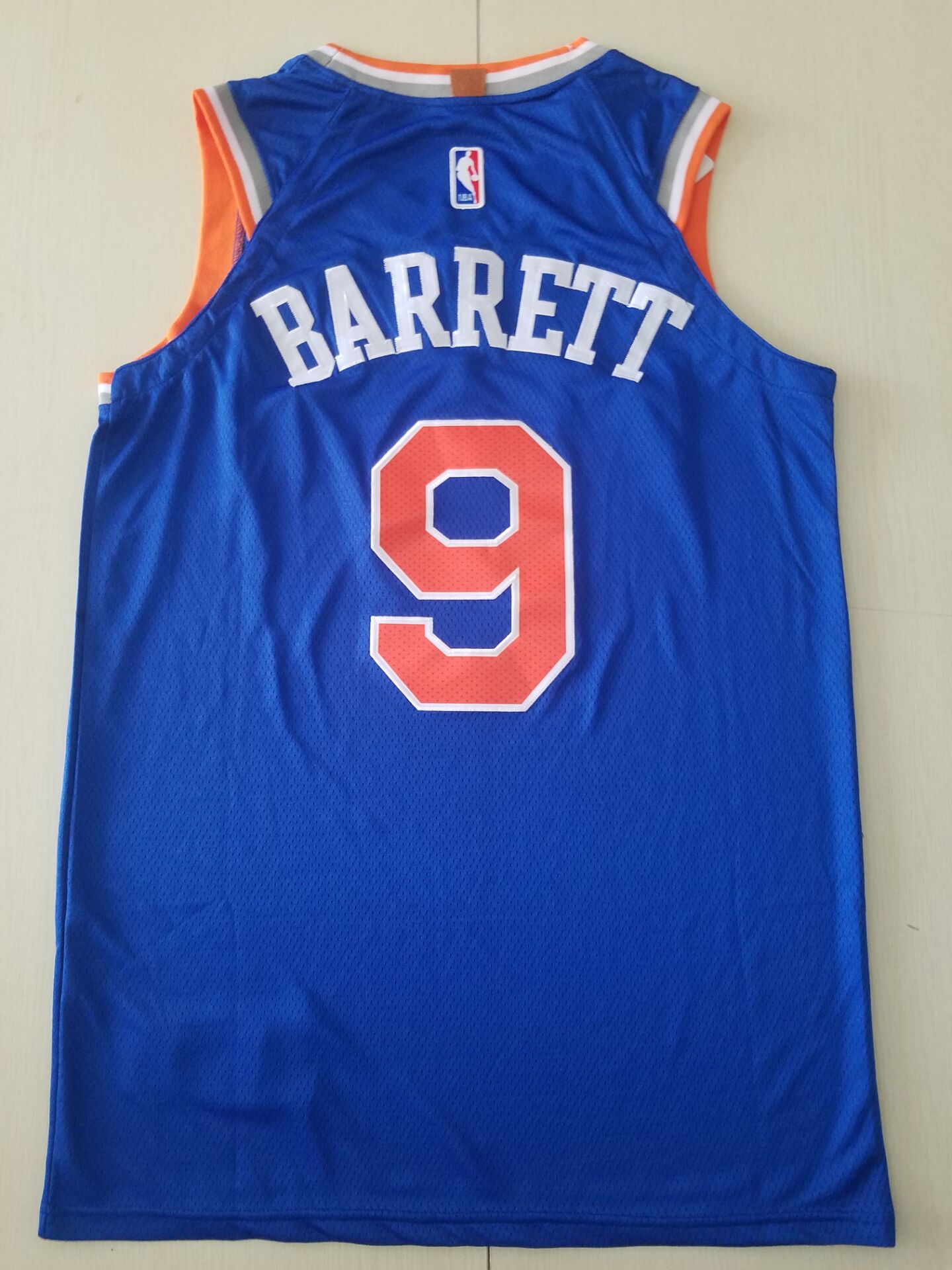 Men's New York Knicks RJ Barrett Fanatics Branded Blue Replica Fast Break Jersey