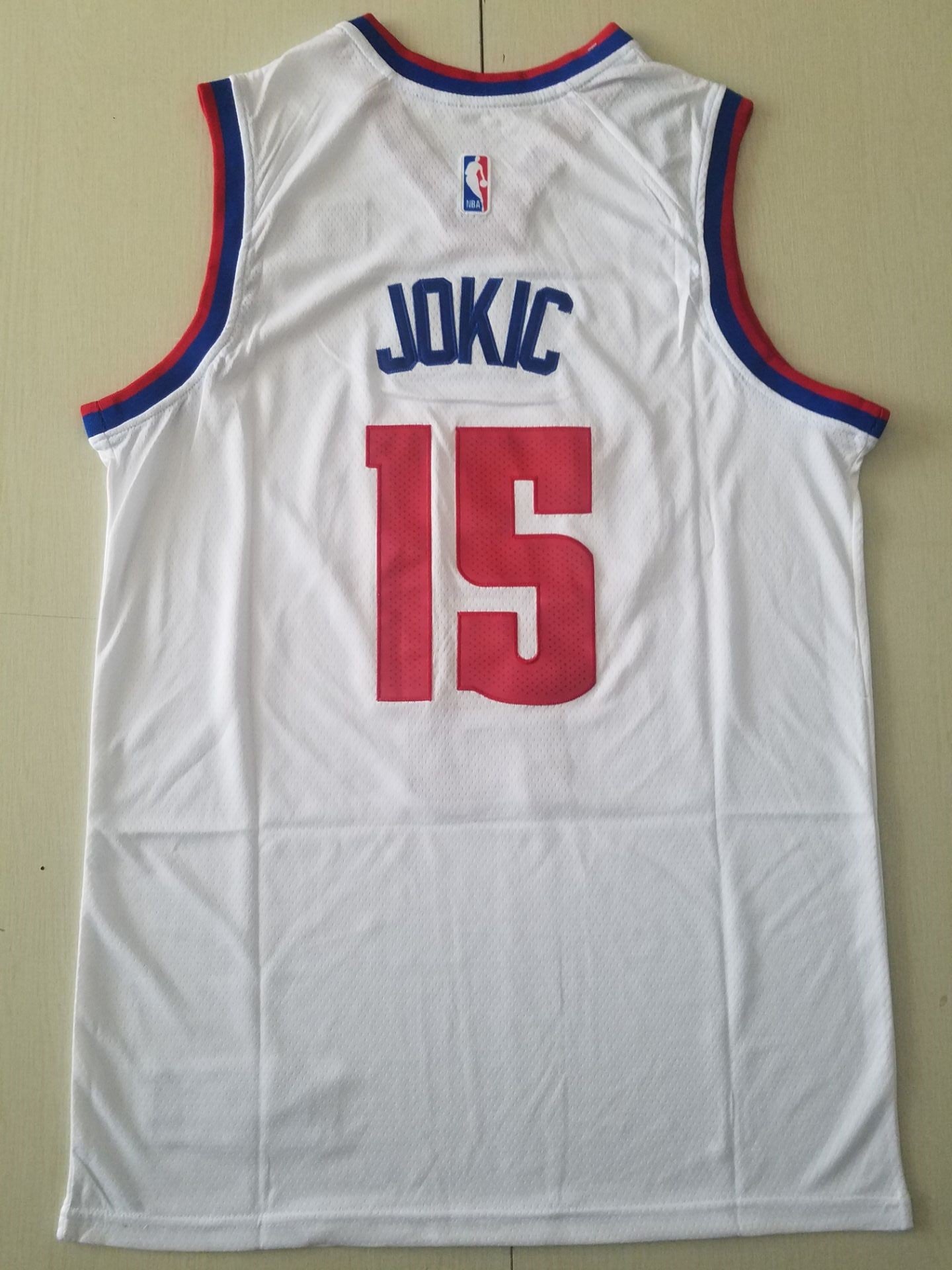 Men's Denver Nuggets Nikola Jokic #15 White Swingman Jersey - Reward version