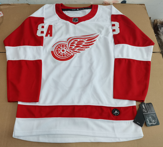 Men's Detroit Red Wings Justin Abdelkader #8 White Breakaway Player Jersey