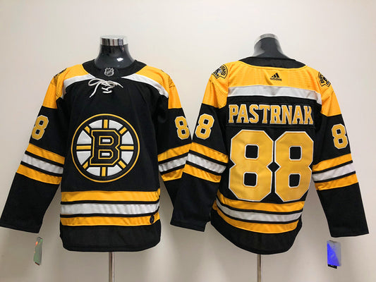 Men's Boston Bruins David Pastrnak #88 Black Player Jersey