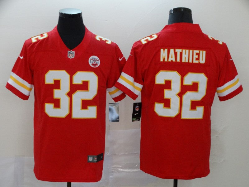 Men's Kansas City Chiefs Tyrann Mathieu #32 Red Game Jersey