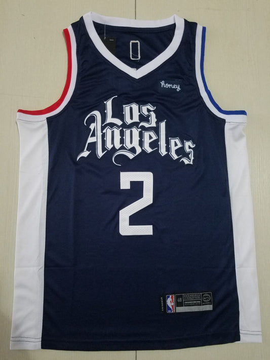 Men's LA Clippers Kawhi Leonard #2 Blue Swingman Player Jersey