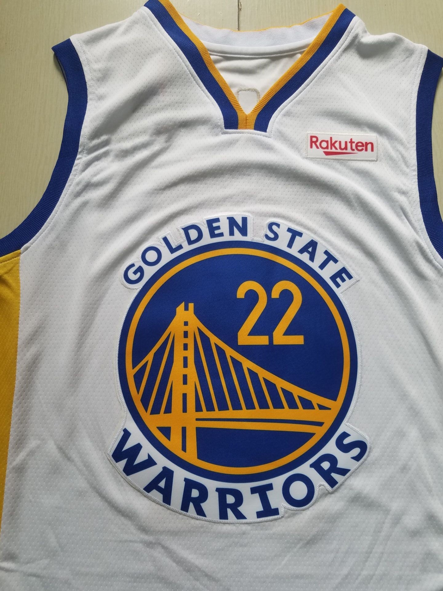 Men's Golden State Warriors Andrew Wiggins #22 White Player Jersey