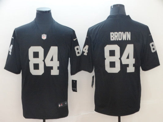 Men's Las Vegas Raiders Antonio Brown #84 Black Game Jersey