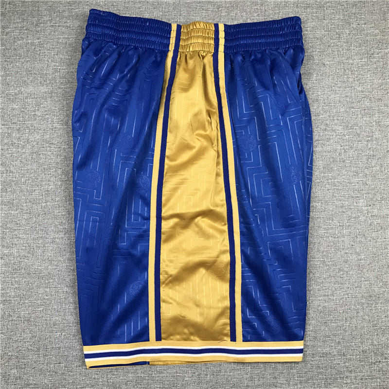 Men's Golden State Warriors Rat Year Limited Edition Blue Basketball Shorts