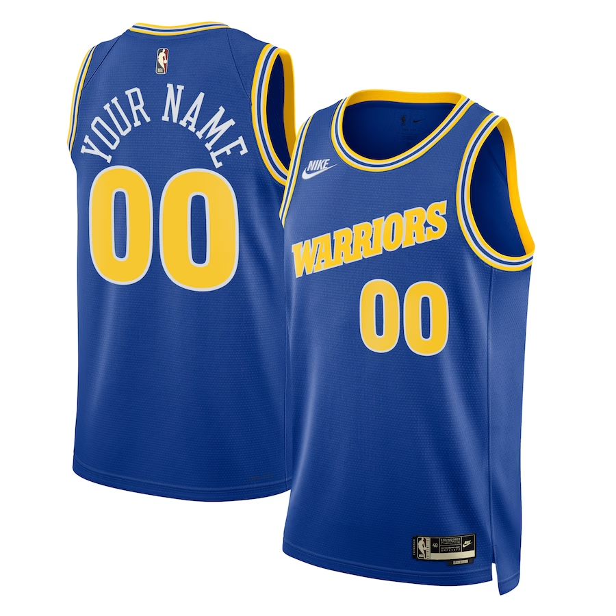 Men's Golden State Warriors Blue 2022/23 Custom Swingman Jersey - Classic Edition