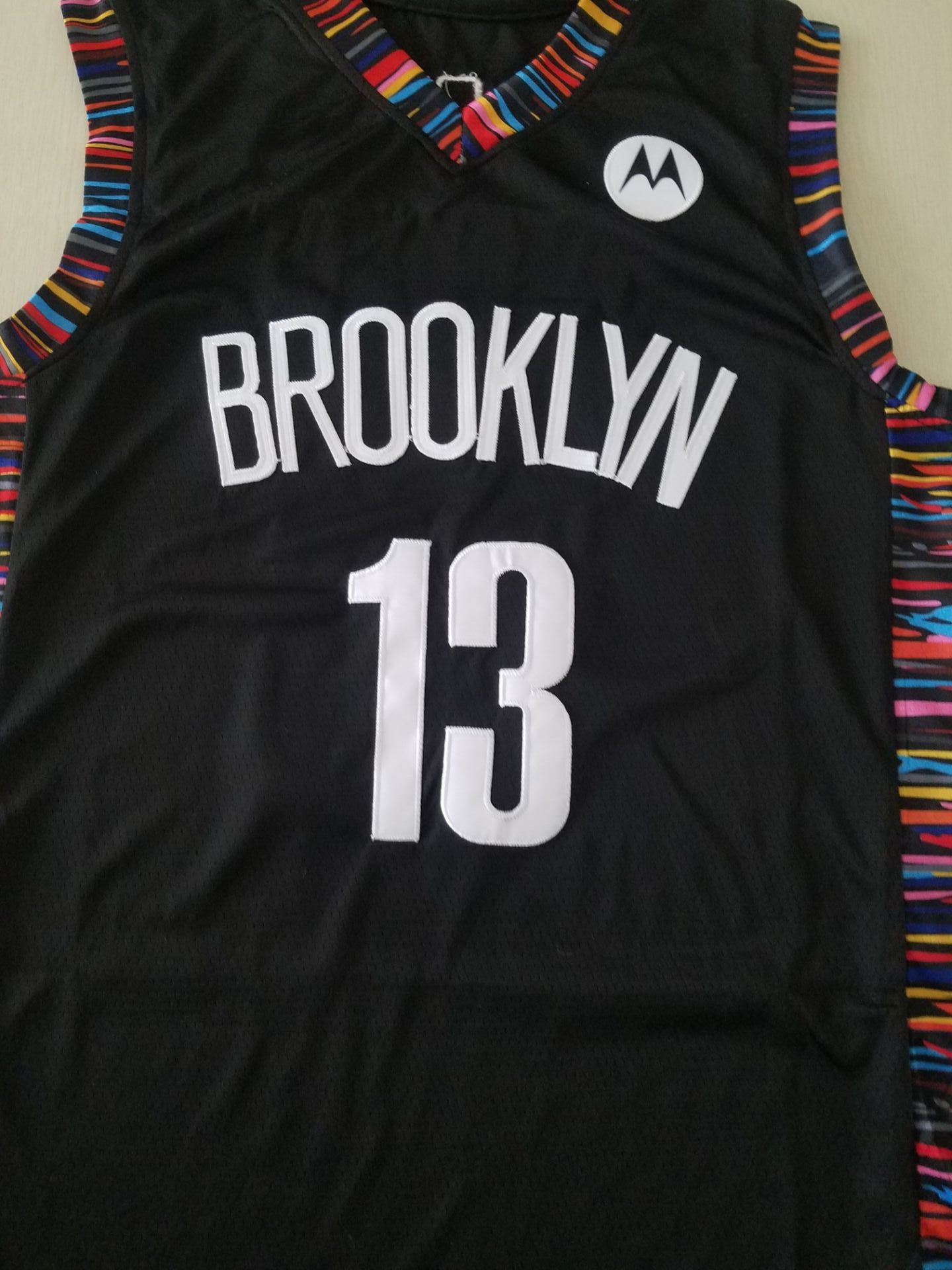 Men's Brooklyn Nets James Harden #13 NBA Black Fashion Jersey - City Edition