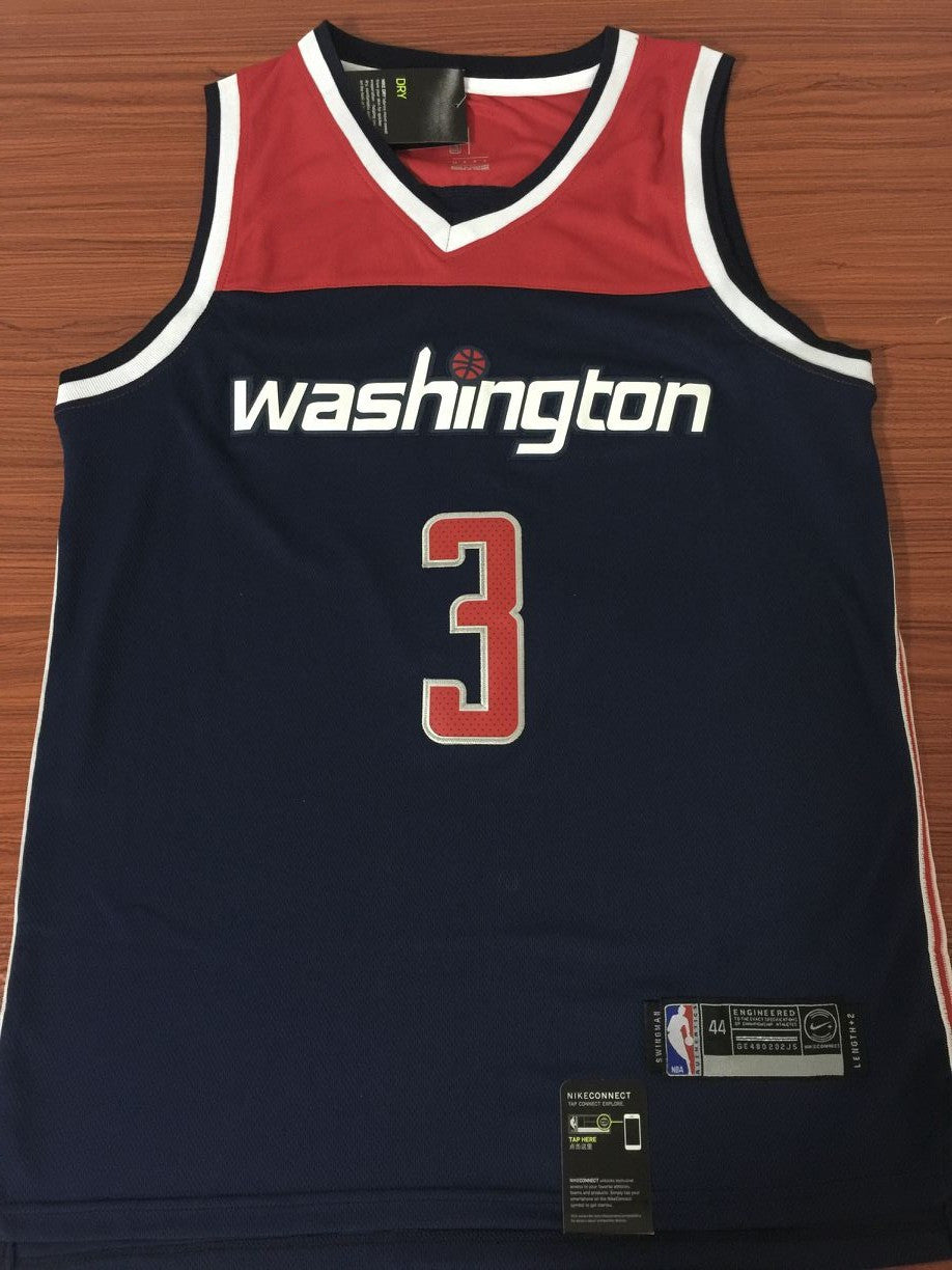 Men's Washington Wizards Bradley Beal #3 NBA Dark Blue Replica Jersey