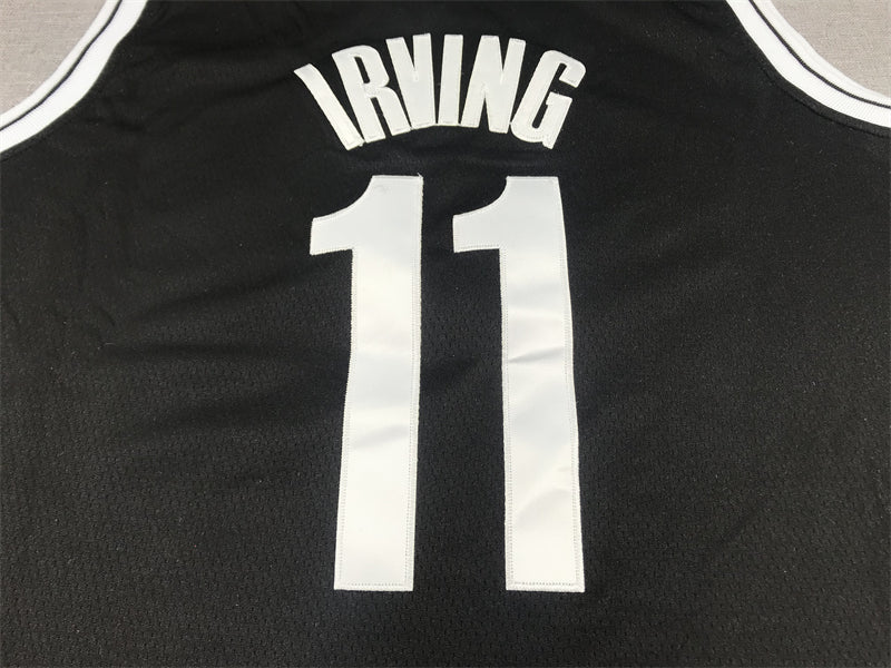 Men's Brooklyn Nets Kyrie Irving #11 Black 2022/23 Swingman Jersey - Icon Edition