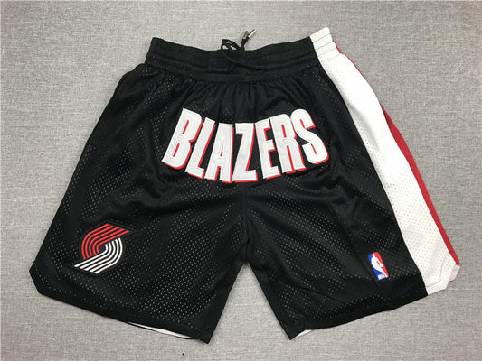 Men's Portland Trail Blazers Black Basketball Shorts