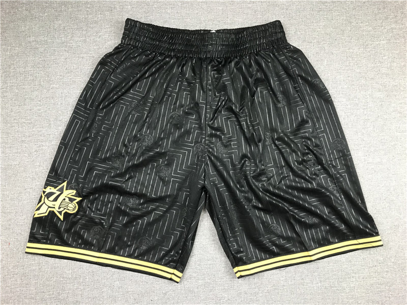 Men's Philadelphia 76ers Rat Year Limited Edition Black Basketball Shorts