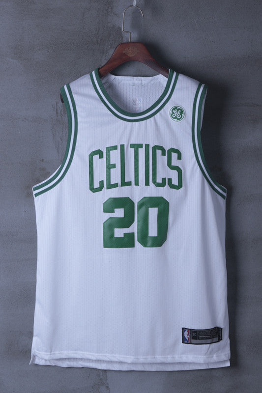 Men's Boston Celtics Gordon Hayward #20 NBA White Replica Jersey