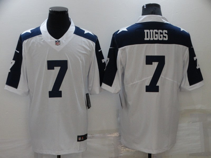 Men's Dallas Cowboys Trevon Diggs #7 White Player Jersey