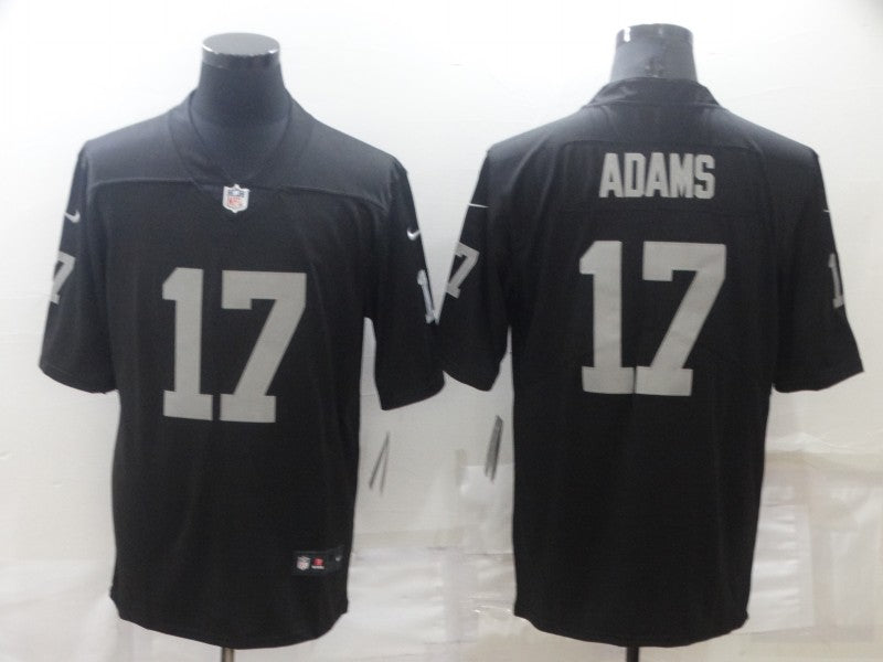 Men's Las Vegas Raiders Davante Adams #17 Black Game Player Jersey