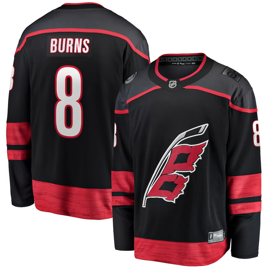 Men's Carolina Hurricanes Brent Burns #8 Black Player Jersey