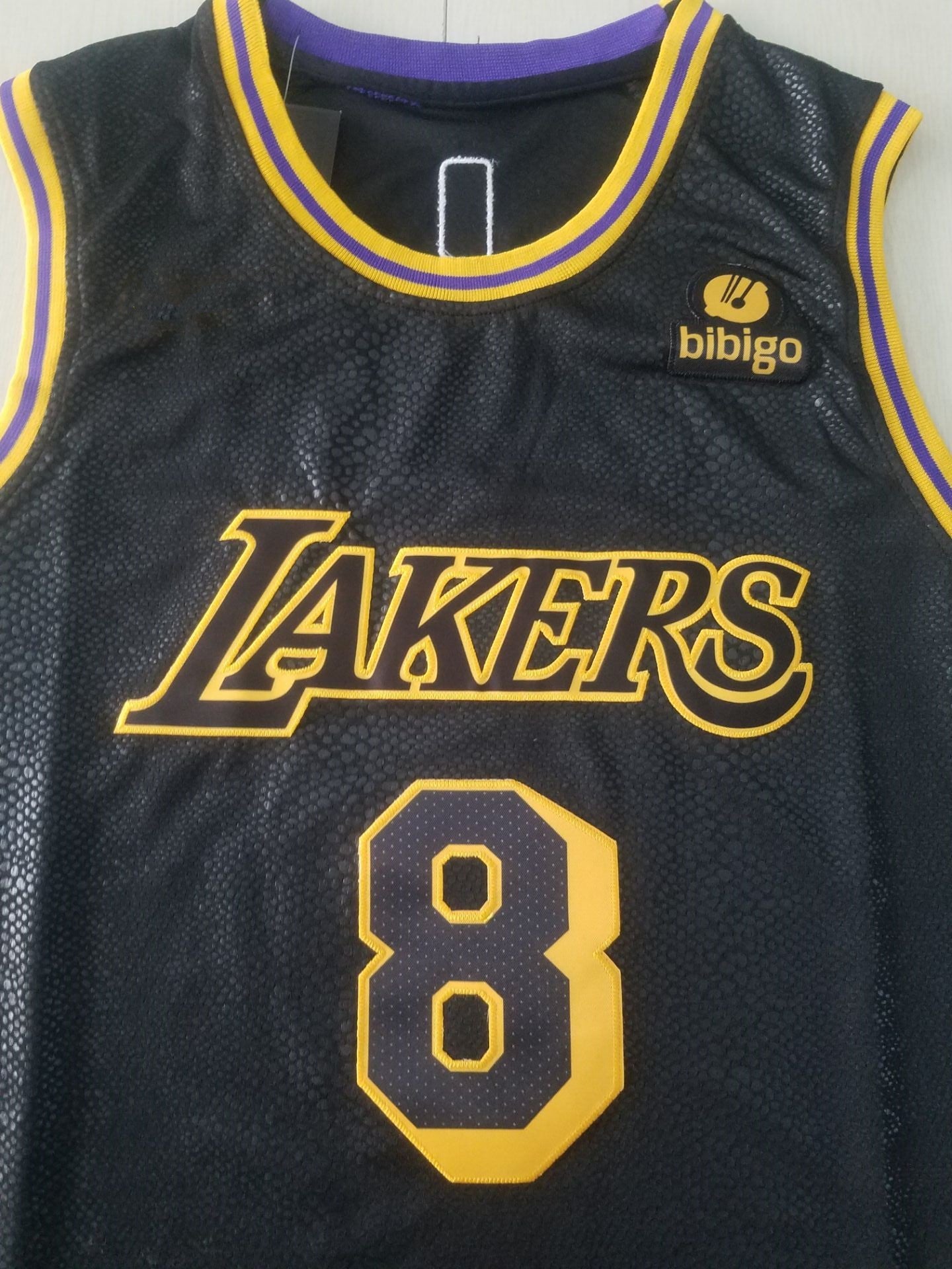 Men's Los Angeles Lakers Kobe Bryant Black City Edition Swingman Jersey