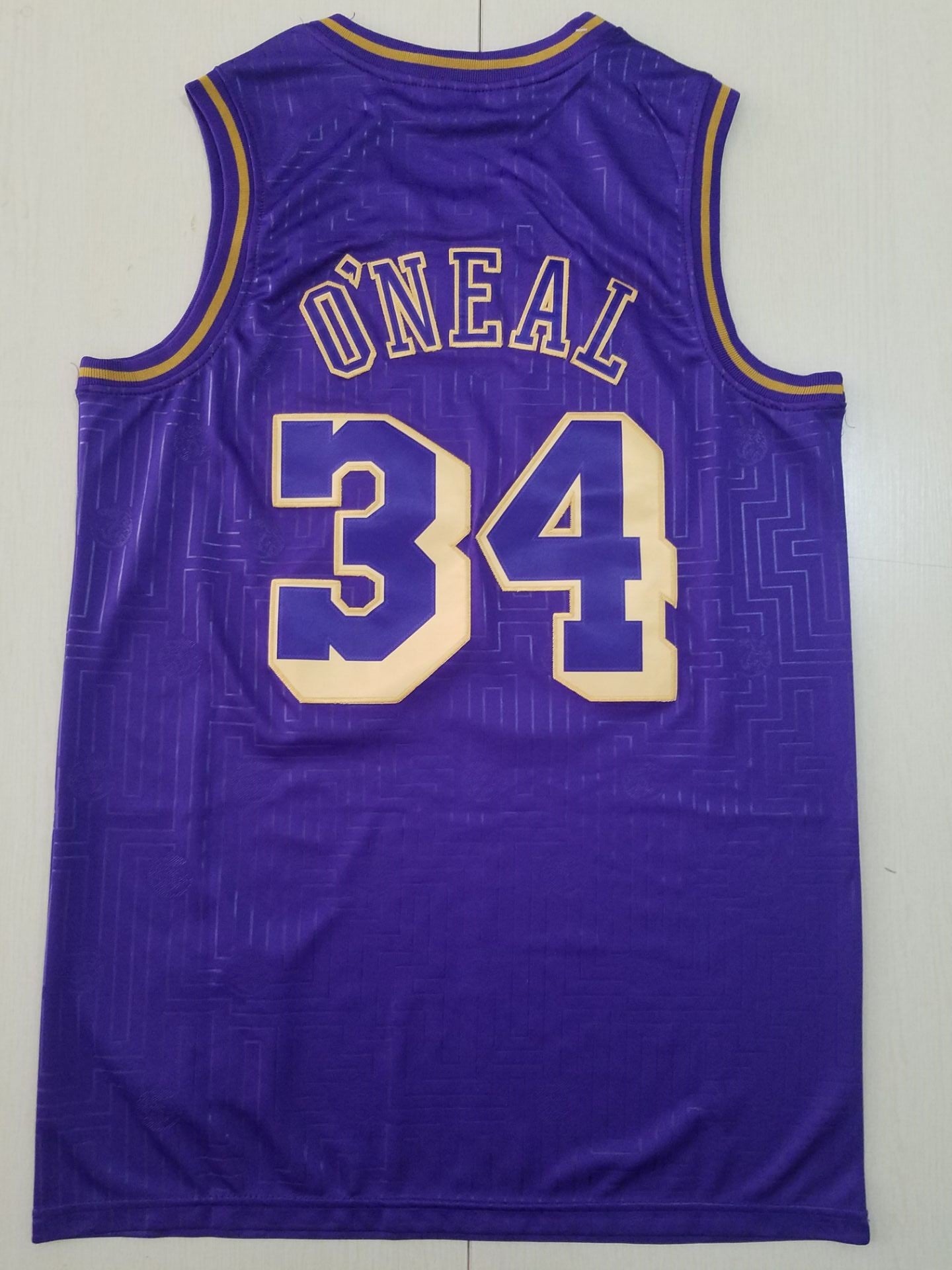 Men's Los Angeles Lakers Shaquille O'Neal Hardwood Classics Swingman Jersey