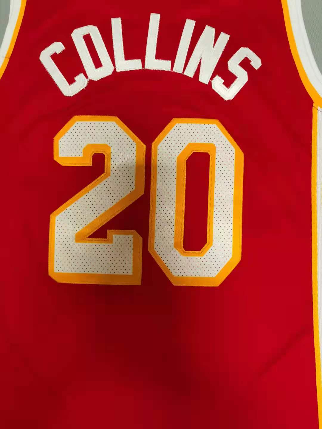 Men's Atlanta Hawks John Collins #20 Red 2019/20 Swingman Jersey