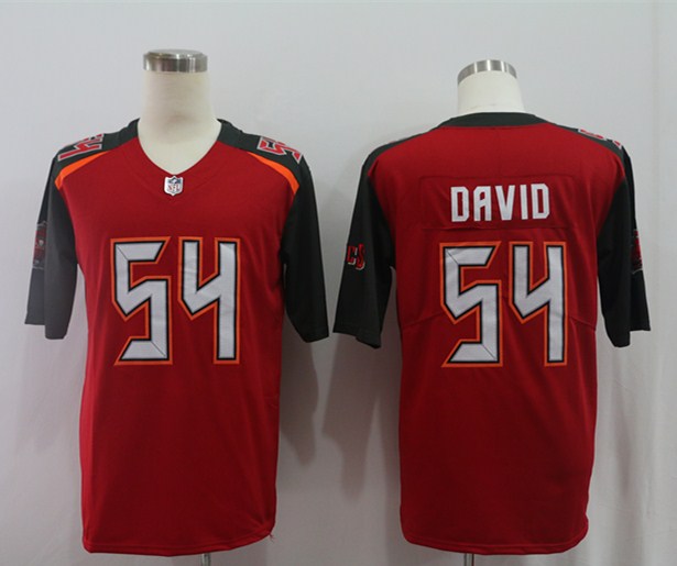 Men's Tampa Bay Buccaneers Lavonte David #54 Red Game Jersey