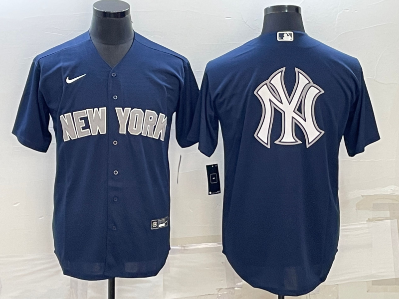 Men's New York Yankees Navy Replica Player Jersey