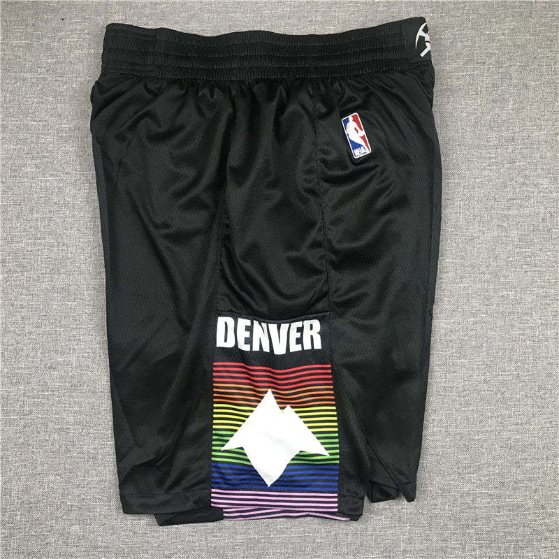 Men's Denver Nuggets Black City Edition Basketball Shorts