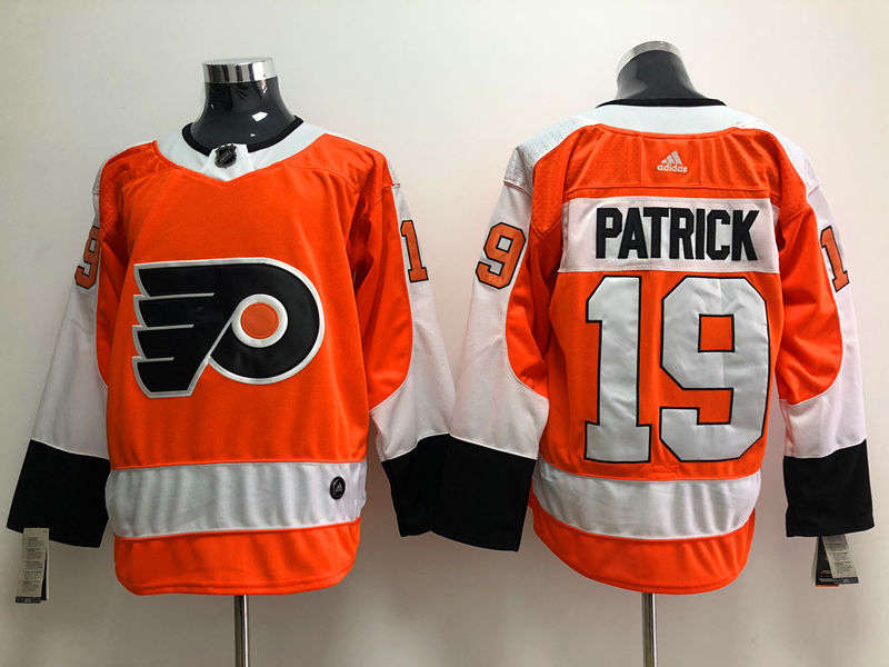 Men's Philadelphia Flyers Nolan Patrick #19 Orange Replica Player Jersey