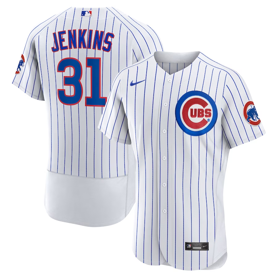 Men's Chicago Cubs Fergie Jenkins #31 White Home Authentic Retired Player Jersey