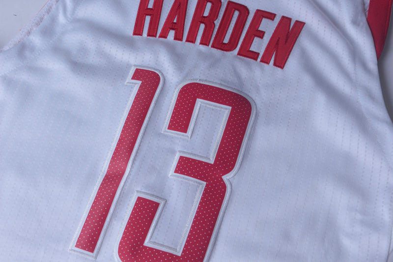 Men's Houston Rockets James Harden #13 NBA White Player Jersey