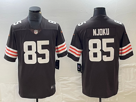 Men's Cleveland Browns David Njoku #85 Brown Game Player Jersey