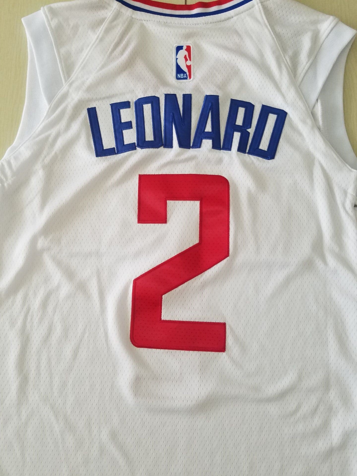 Men's LA Clippers Kawhi Leonard #2 NBA White Player Jersey