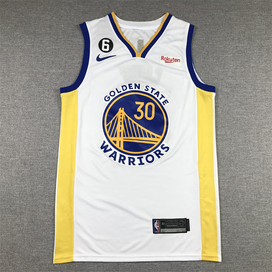 Men's Golden State Warriors Stephen Curry #30 White 2022/23 Swingman Jersey - Association Edition