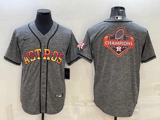 Men's Houston Astros Gray Replica Player Jersey