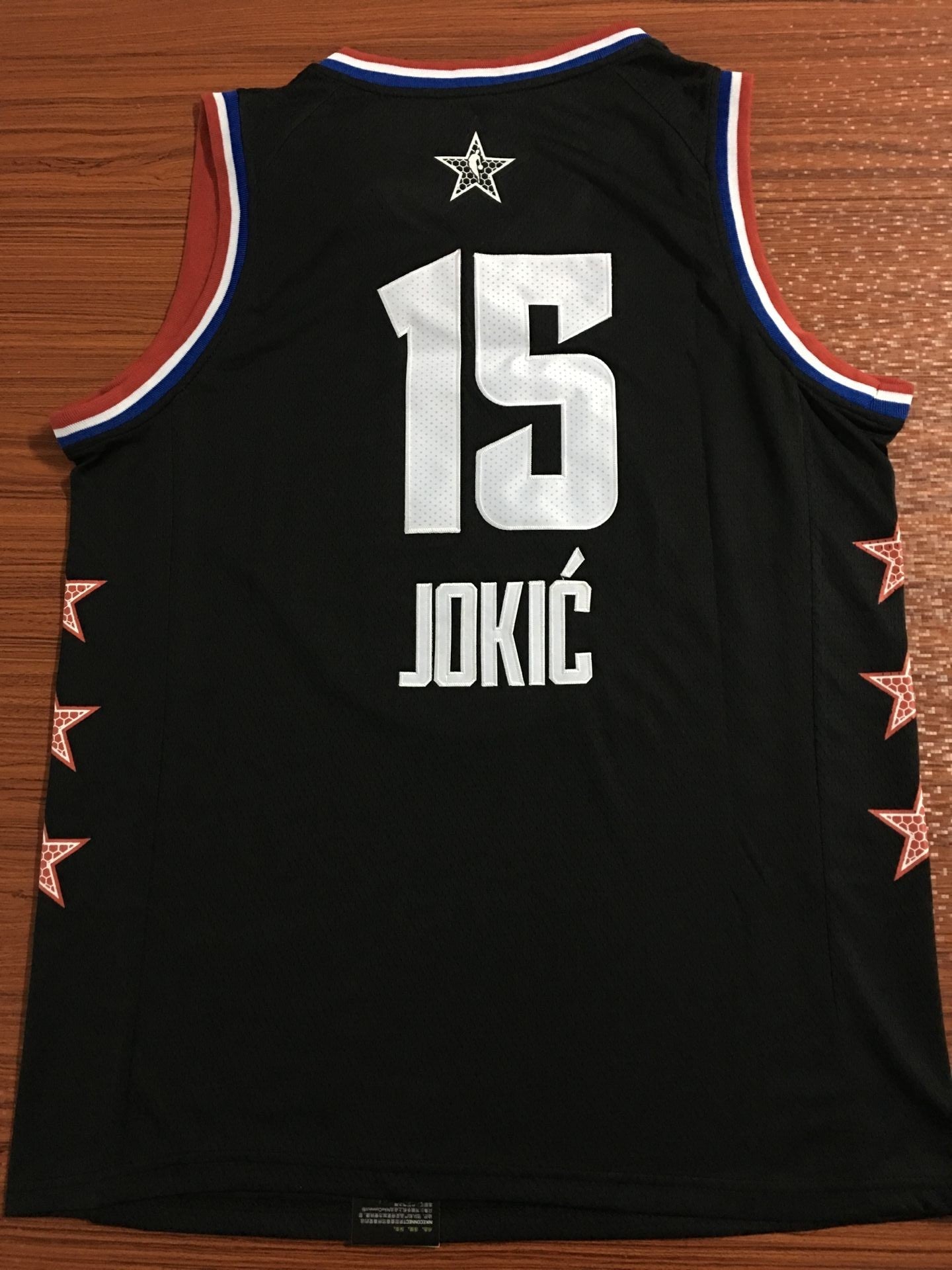 Men's Denver Nuggets Nikola Jokic #15 NBA Black Player Jersey