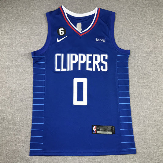 Men's LA Clippers Russell Westbrook Nike Royal 2022/23 Swingman Jersey - Icon Edition