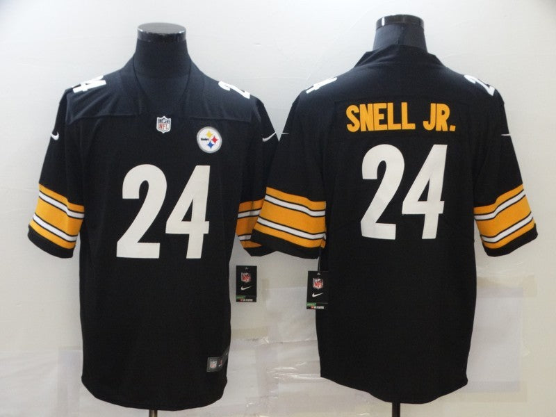 Men's Pittsburgh Steelers Benny Snell Jr. #24 Black Game Jersey