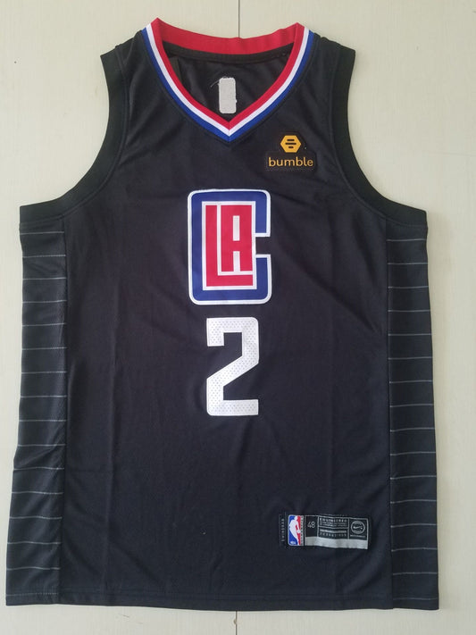 Men's 19-20 LA Clippers #2 Kawhi Leonard Jersey Black