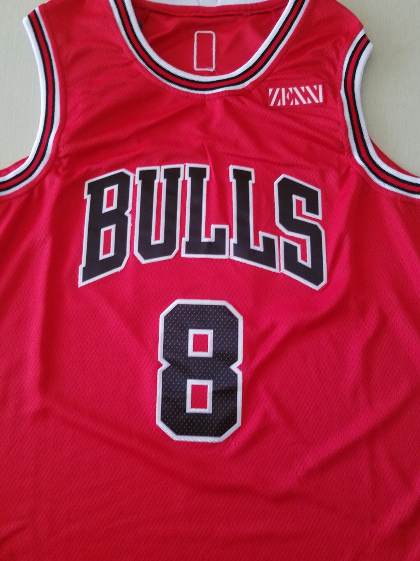 Men's Chicago Bulls Zach LaVine #8 Red Fast Break Player Jersey