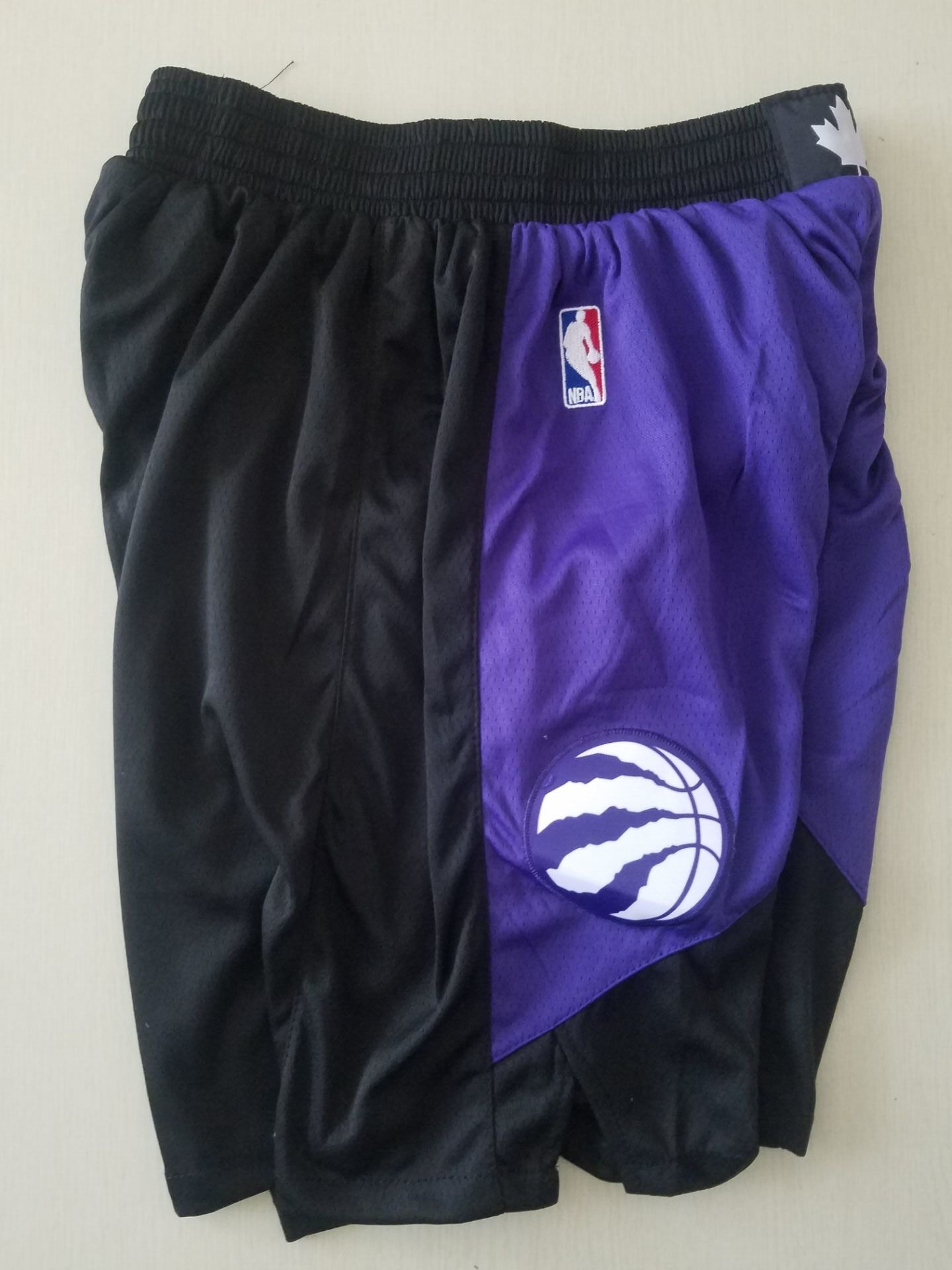 Men's Toronto Raptors Black/Purple Basketball Shorts 2021 New Style