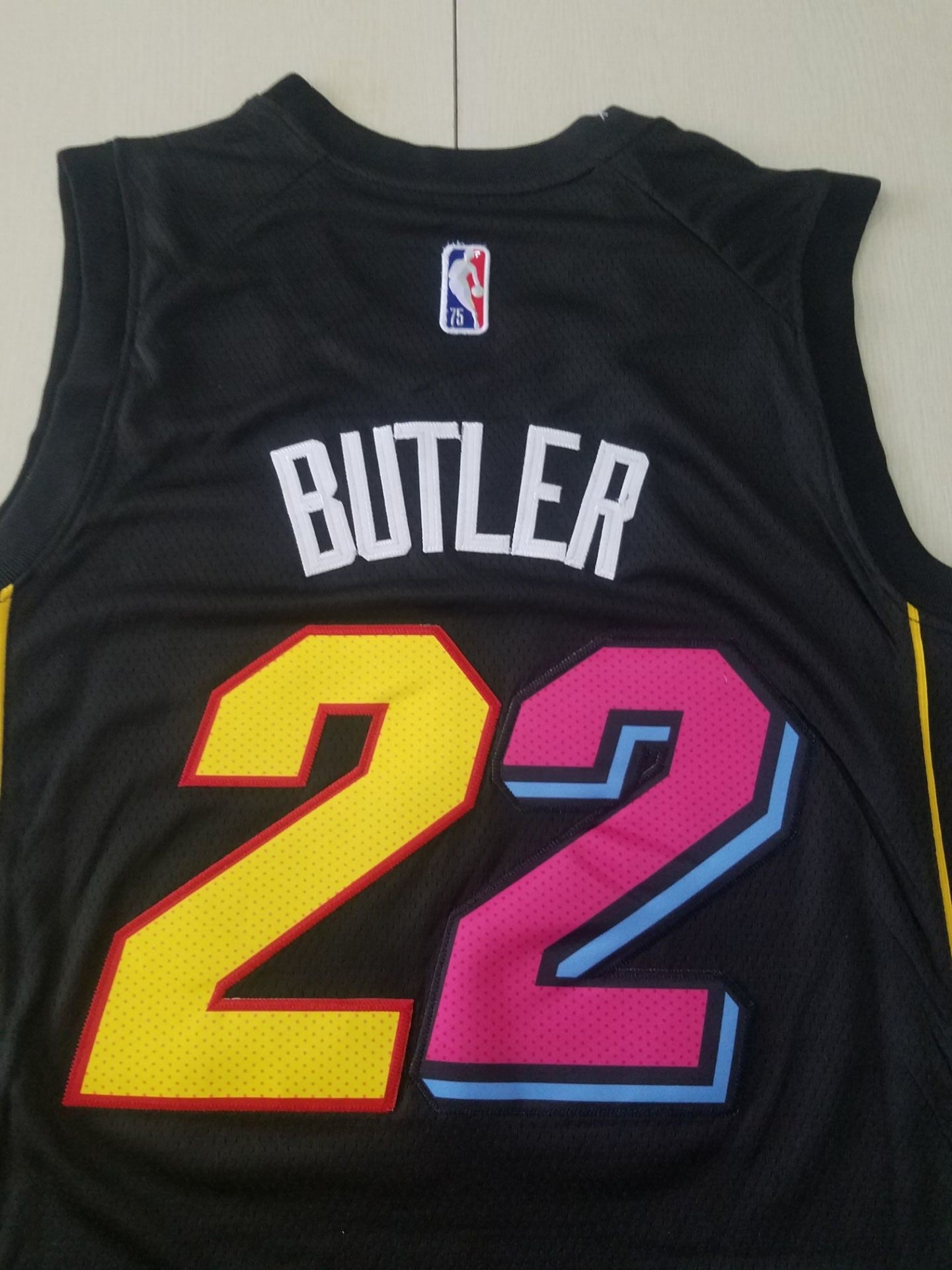 Men's Miami Heat Jimmy Butler #22 Black Swingman Player Jersey - City Edition