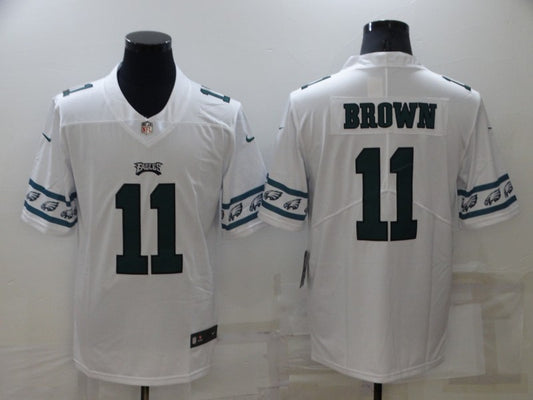 Men's Philadelphia Eagles A.J. Brown #11 White Player Jersey