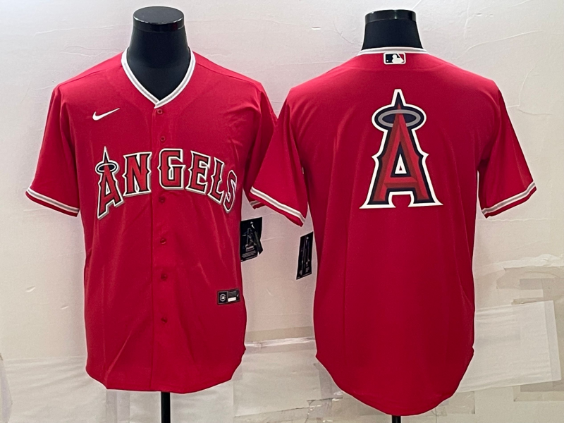 Men's Los Angeles Angels Red Alternate Replica Team Jersey