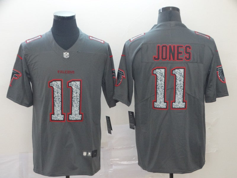 Men's Atlanta Falcons Julio Jones #11 Gray Game Player Jersey