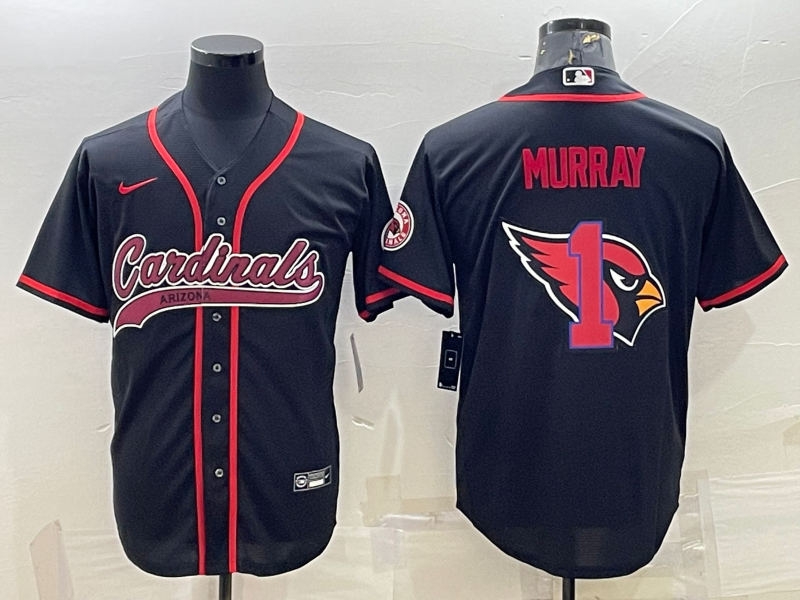 Men's Arizona Cardinals Kyler Murray #1 Black Player Jersey Joint Edition