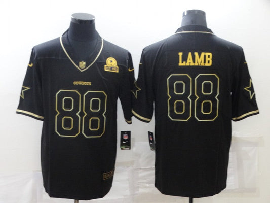 Men's Dallas Cowboys #88 CeeDee Lamb Black Game Jersey