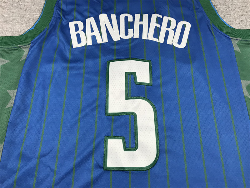 Men's Orlando Magic Paolo Banchero #5 Royal 2022/23 Swingman Jersey - Statement Edition