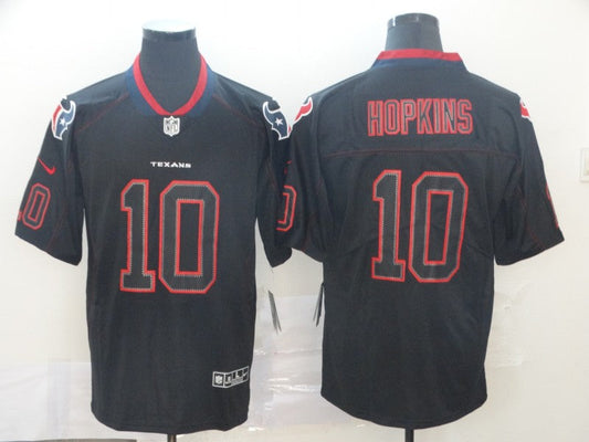 Men's Houston Texans DeAndre Hopkins #10 Black Game Jersey