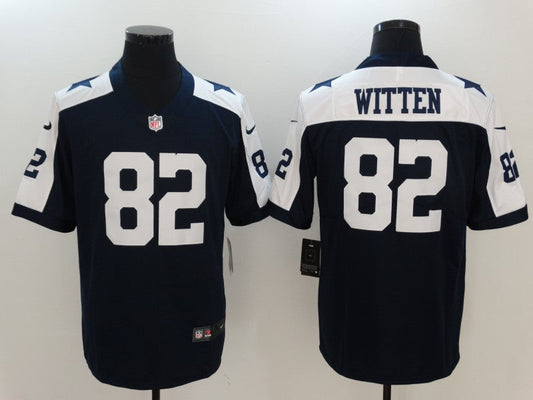 Men's Dallas Cowboys Jason Witten #82 Navy Alternate Fashion Game Jersey