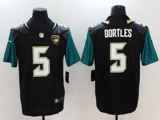 Men's Jacksonville Jaguars Blake Bortles #5 Black Game Jersey